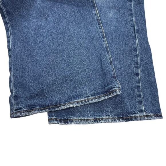 LEVI'S Premium Ribcage Wide Leg Women's Jeans Size 28 Polar Permiter Dark Wash - Picture 9 of 10